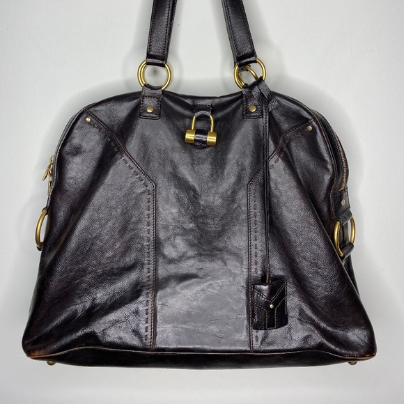 Yves Saint Laurent Handbags - YSL Large Muse Bag - Chocolate Brown